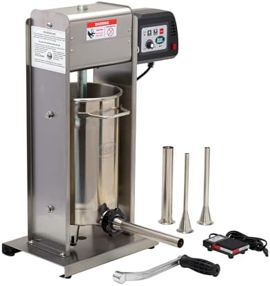 LEM Products Big Bite Motorized 20 Pound Capacity Stainless Steel Sausage Stuffer with Removable Cylinder, 0.5HP - Thumbnail 2