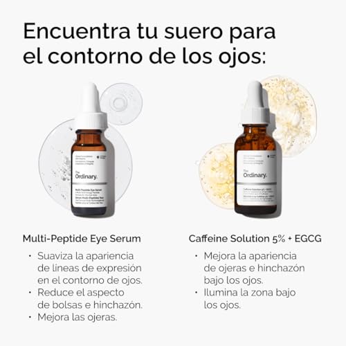 The Ordinary Multi-Peptide Eye Serum, Sérum Multipeptídico para Ojos, Fórmula antiedad para las patas de gallo, las ojeras y la hinchazón, 15 ml - imagen 5