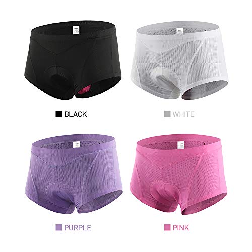 Jiangtao Cuecas femininas para ciclismo 3D acolchoadas em gel para ciclismo MTB Shorts para ciclismo