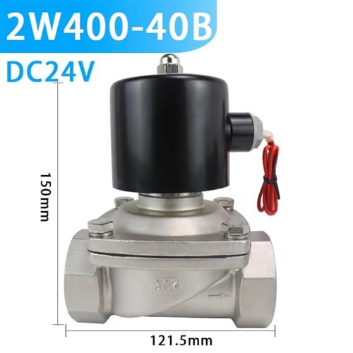 Vanne d'eau 2w400-40b DC24V à haute étanchéité pour circuits hydrauliques fiables