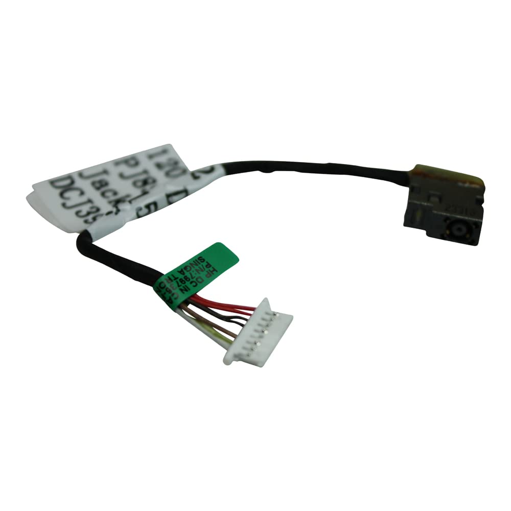 Conector de alimentación portátil HP con cable corto Power4Laptops alta resistencia 2