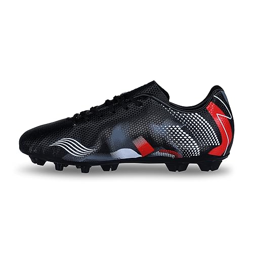 Image of NIVIA Infra Football Shoes for Men /Sports and Soccer /Comfortable and LIGHTWEIGHT /SIZE-04 (Black)