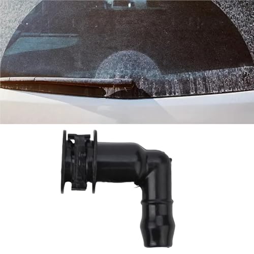 Conector lavafaros codo de alta resistencia para Skoda Octavia manguera de bomba negra 4