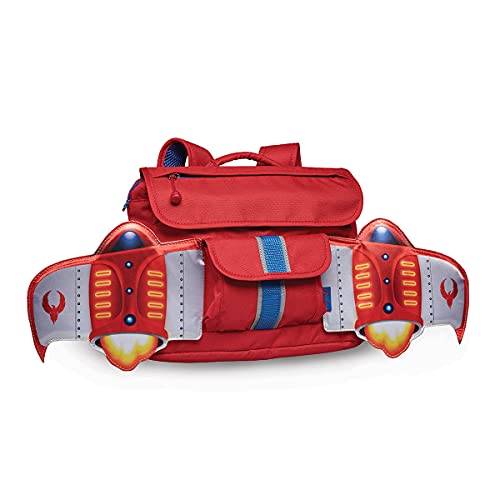 Bixbee Kids Backpack, Light Up Toddler Backpack For Girls & Boys With Pockets, Durable Zippers & Easy Carry Design - Perfect Size Small Bookbag For School In Firebird Flyer Backpack - Small #TOP9