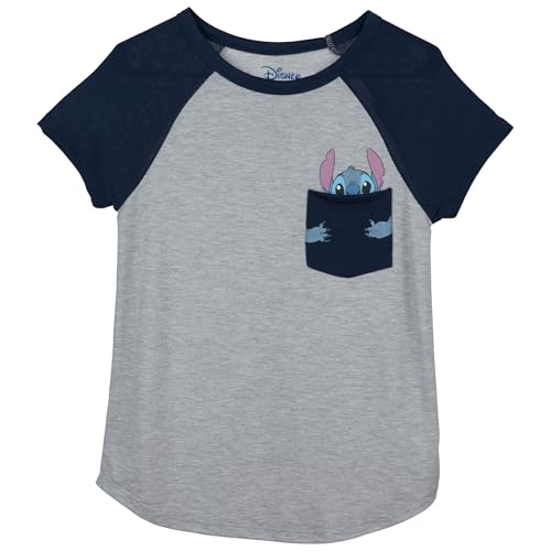 T-shirt Stitch gris pour enfant : le cadeau souvenir Disney idéal en taille S