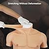 LKYLVEE Combinaison Musculaire en Silicone réaliste Plaque de Poitrine Masculine Faux abdominaux Poitrine pour Le Cosplay,Flesh,50cm #4