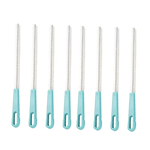 KICHOUSE Kitchen Baking Essential: 8pcs Flower Mouth Cleaning Brush Easy to Clean Pastry Nozzles
