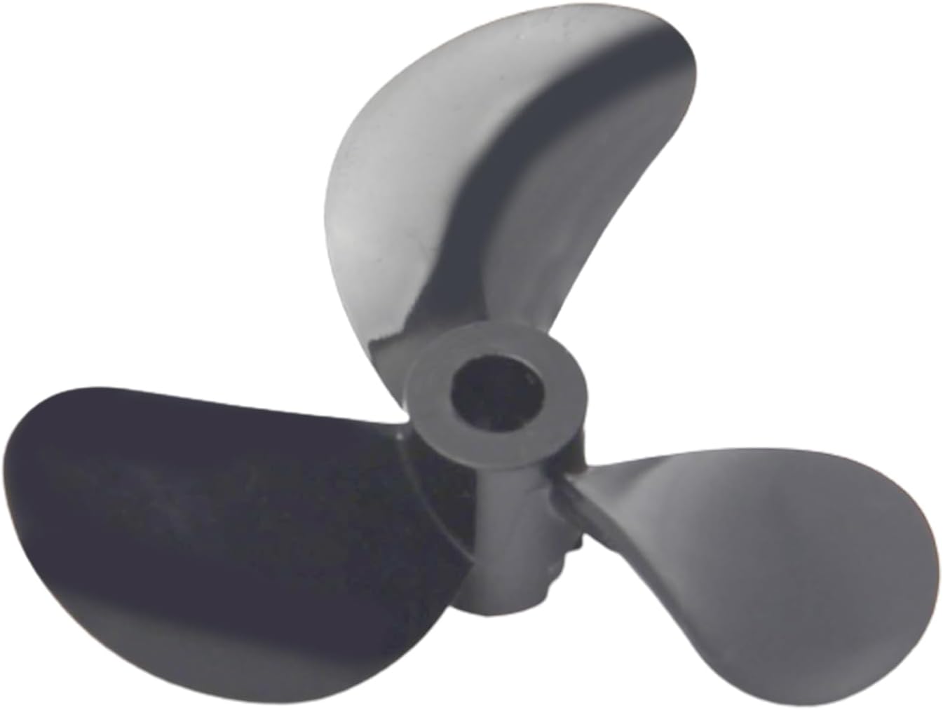 Fielect 3Pairs Rc Boat Propeller Black 3 Blades CW+CCW Propeller for Ship Model Plastic Paddle 44mm Diameter 11mm Height 8.4 Pitch 4mm Hole Dia