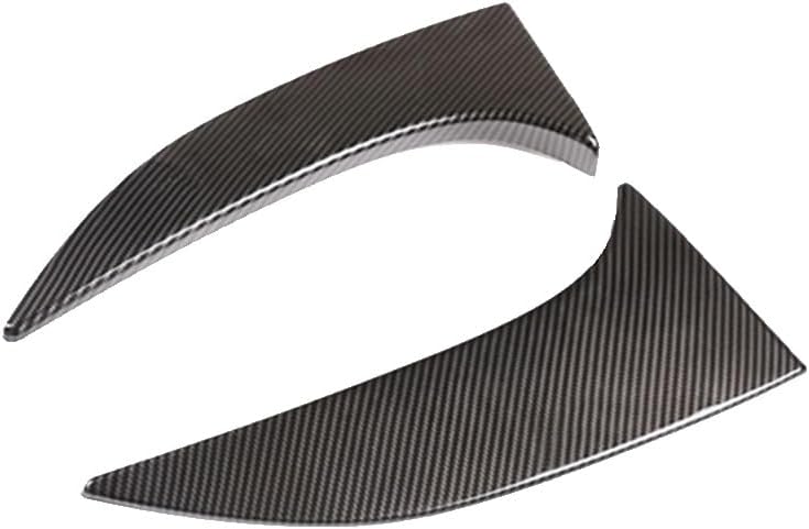 Real Carbon Fiber Rear Triangle Glass Side Trim for Alfa Romeo Stelvio 2017-2020 Car Accessories Decorative Sticker (Black)