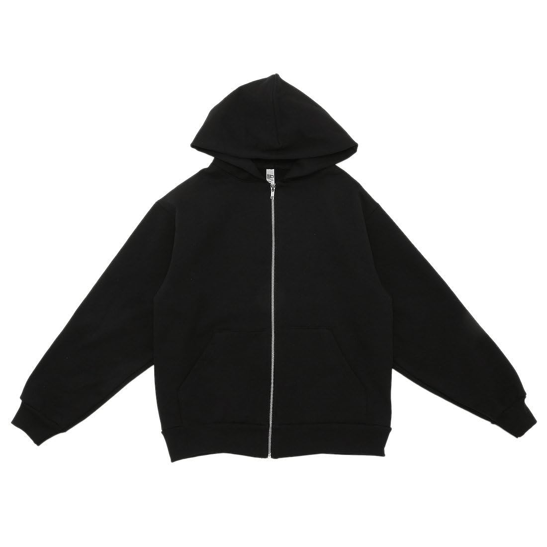 [ロサンゼルスアパレル] パーカー フーディー フリースジップアップ ブラック メンズ LosAngeles Apparel HF-10 BLACK 14 OZ HEAVY FLEECE ZIP UP BLACK [並行輸入品]