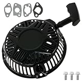 Pull Start Assembly, Recoil Starter Assembly, Recoil Starter Assembe Compatible with 212cc Engine, Sturdy Lawn Mower Accessroies with Screw and Gasket for 208cc 224cc Generator