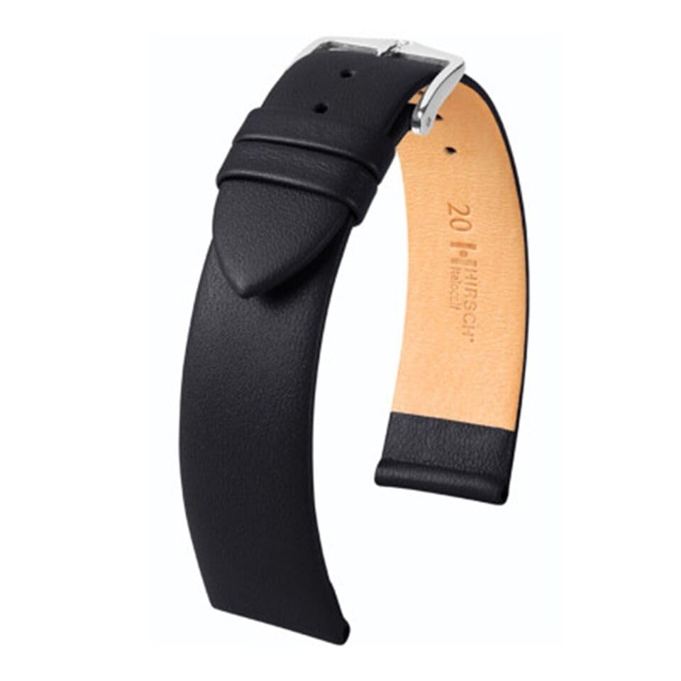 20mm Leather Watch Strap with Stainless Pins And Tool, Colour Black (B0DCGLTYX8) Amazon Price History, Amazon Price Tracker