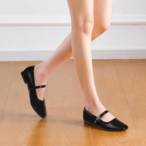 Image of Leopard Flats for Women Mesh Ballet Flats Mary Jane Animal Print Shoes Slip On Casual Breathable Ballerina Flats