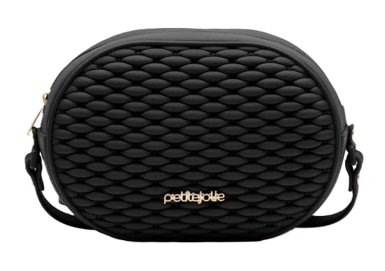 Bolsa Petite jolie Jil Preta Ombro Pj11115 Transversal - Nova