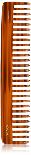 Wide Tooth Comb by Swissco | Dressing and Styling Hair Combs for Women and Men | Wide Tooth Comb for Curly Hair | Handmade Detangling Comb,Brown,SG_B000TC1CRY_US