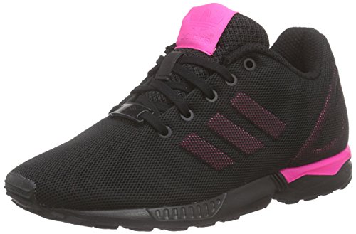 adidas Zx Flux K, Unisex Kids’ Low-Top Sneakers, Black (Core Black/Shock Pink S16/Shock Pink S16), 11.5k UK