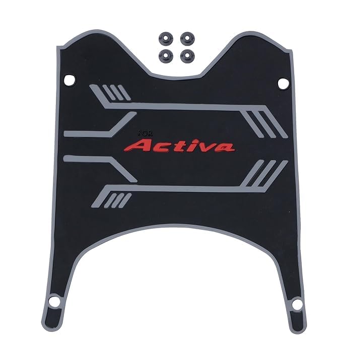 Image of Activa 125 3D Color Foot Mat | Anti Skid Washable Foot Mat | Reusable Floor Mat | Fine Quality Scooter 3D Color Mat | Scooty Activa Mat | Premium Comfort Durability Compatible Only with Activa 125