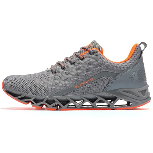 Image of TSIODFO Men Sneakers Fashion Sport Running Athletic Tennis Walking Shoes