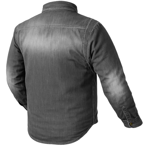 Jackets 4 Bikes Camiseta masculina de motociclista com proteção de armadura CE nível 2, bolsos ocult