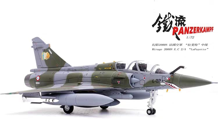 Panzerkampf 14625PJ Mirage 2000N EC 2/4 Lafayette Fighter 4-BP French Air Force 1/72 Diecast Model New in Stock