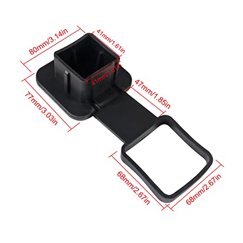 Dweii 1Pcs 2 Inch Receiver Hitch Plug Insert Tube Hitch Plug Trailer Hitch Plug Receivertube Cover For Toyota Ford Jeep Chevrolet Nissan Dodge Ram Porsche Mercedes Benz Polaris Ranger Atv Utv Polaris #TOP1