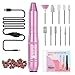 WEIYI Fresa per Unghie Professionale, Trapani per Manicure e Pedicure USB Professionali da 20000 giri/min Trapano Elettrico Portatile per Unghie Acriliche, Strumenti per Lucidare le Unghie (Rosa)