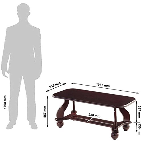 Image of Woodness Togo Coffee Table (Matte, Mahogany)