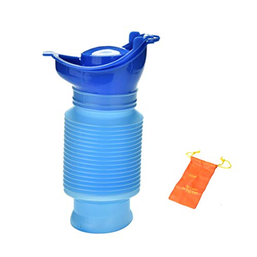 Orinal de emergencia, portátil, portátil, para camping, viajes, viajes, portátil, portátil, portátil, para inodoro o orinal para niños y adultos, con bolsa de almacenamiento Cover