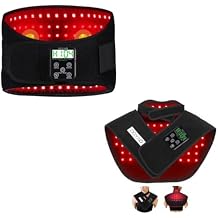 RC PRO Red Light Therapy Belt 10000mAh Battery and RC2 Shoulder Neck Pad 6000mAh Battery