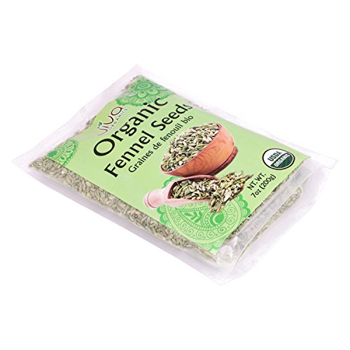 Jiva Usda Organic Fennel Seeds 7Oz - Packaged In Resealable Bag #TOP3