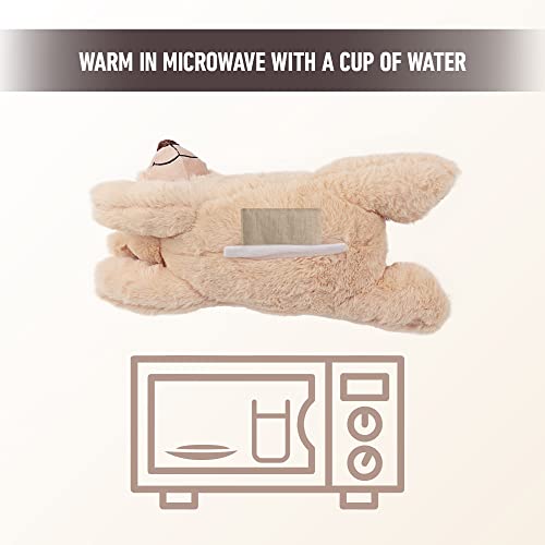 Petprime Dog Plush Toy Heart Beat Puppy Plush Bear Toy With Warmer Bag Pet Soft Anxiety Puppy Relief Toy For Puppy Dogs Heart Beat Stuffed Animal Puppy Sleeping Buddy Anxiety Dog Toy #TOP4