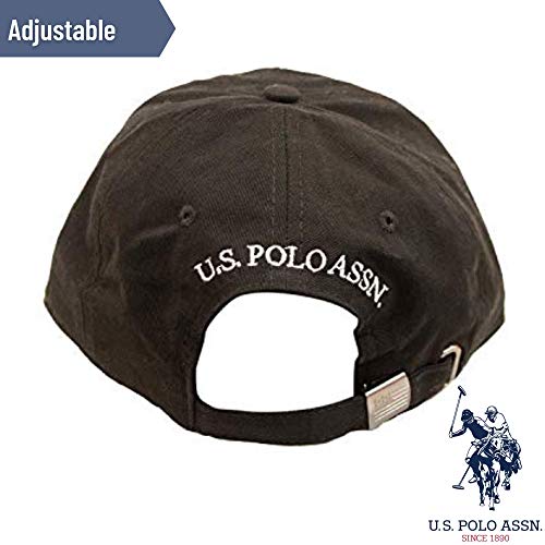 Image of U.S. Polo Assn. Baseball Cap, 100% Cotton Adjustable Dad Hat with Small Pony Logo