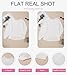 Dokotoo Spring Tops for Women Dressy Casual 2026 Trendy V Neck Waffle Knit Tops Loose Fit Long Lantern Sleeve Blouses Shirts Business Winter Outfits Ladies Tshirts X-Large White