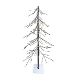 Lightshare Lighted Snow Fir Tree, Small