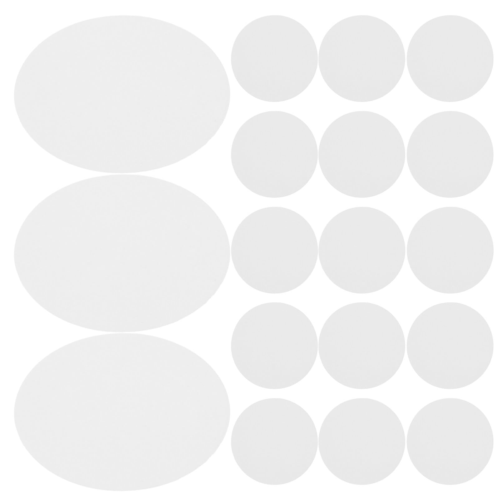 HOODANCOS 100Sheets DIY Round Badge Paper Graffiti Blank Craft for Badge Making with Markers and Paints for Unique Accessories and Craft Projects