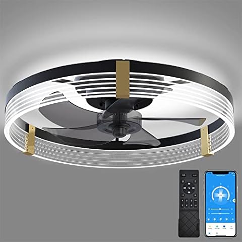 Moderne Deckenventilator mit Beleuchtung und Fernbedienung Leise Cover