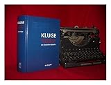  Etymologisches Wörterbuch der deutschen Sprache / Kluge