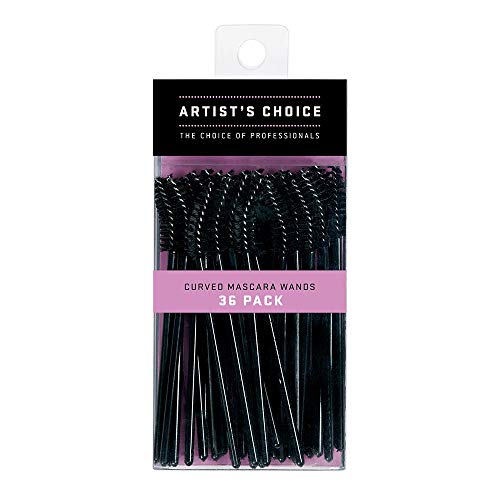 Artist's Choice Mascara Wands, Curved Tip, Lifts, Separates and Enhances Eye Lashes, High