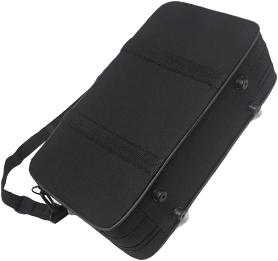 YARNOW Portable Padded Clarinet Case Wear-resistant Shockproof Carrying Bag with Stylish Design for Travel and Storage of Your Musical Instrument