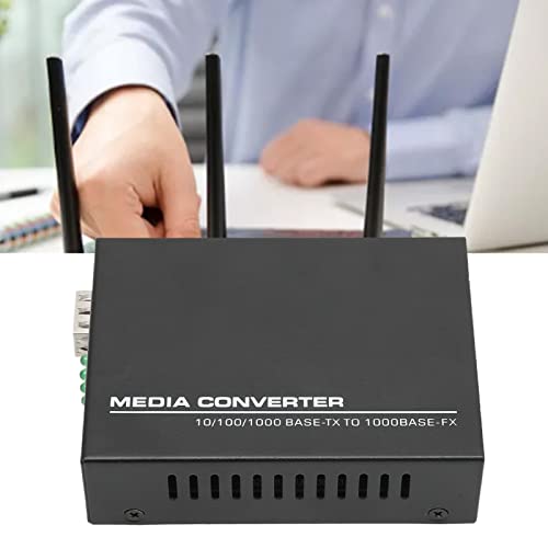 Jiawu Convertisseur de Média Gigabit, SFP vers RJ45, 1000Base FX Multimode – vue 4