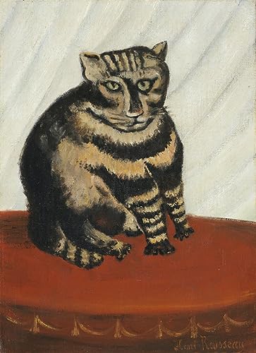 Art portrait le Tabby Henri Rousseau impression d'affiches luxe