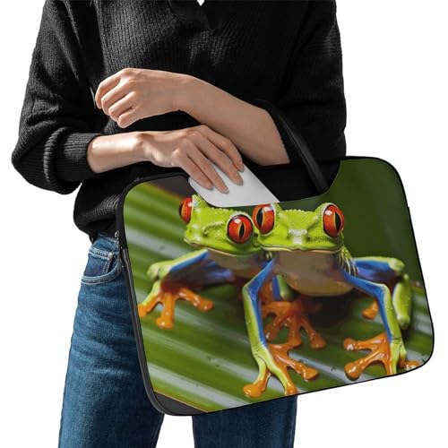 Bolso Laptop 16.5 Pulgadas Rojo Rana Ojo miniatura 2