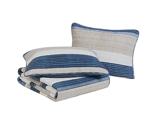 Nautica USHSA91191149 Queen Quilt Set, Cotton Reversible Bedding With Matching Shams, Home Decor For All Seasons thumb #6