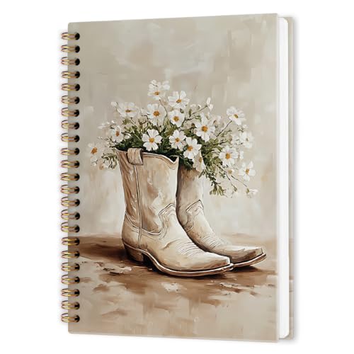 Carnet à spirales vintage western pour écrire vos notes de cours et organiser votre bureau