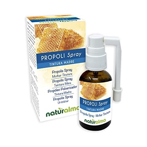 Propolis Spray (Propolis) Resin Hydroalcoholic Mother Tincture NATURALMA | Liquid Extract 30 ml | Food Supplement Cover