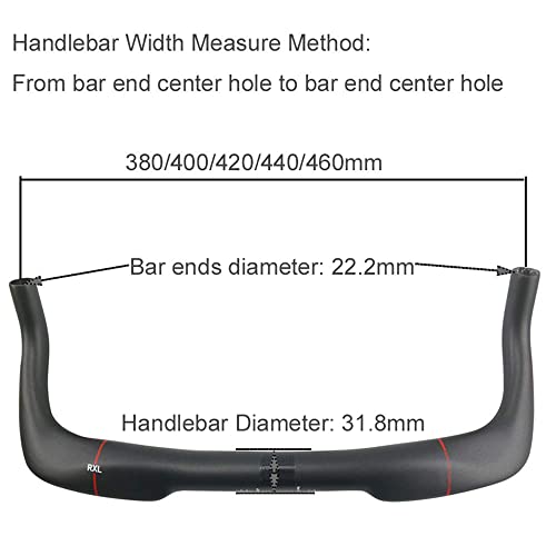 Carbon Drop Aero Bar Handlebars Triathlon Handlebar Rxl Sl Bicycle Carbon Handlebar Road Bike Bars Aero 31.8X420Mm Rest Handlebar Aero Bars #TOP3
