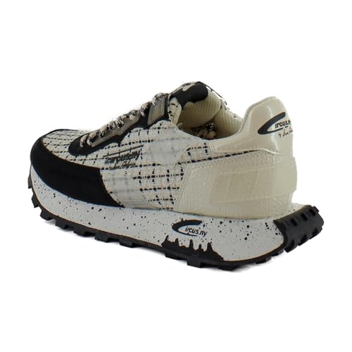 Circus NY by Sam Edelman Women's Devyn Sneaker, Vanilla Bean/Black, 7.53