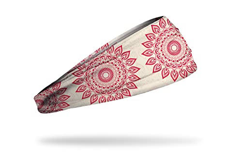 Image of JUNK Brands Big Bang Lite Floral Headband - Moisture-Wicking, Performance Fabric, Non-Slip, Sports Sweatband for Men & Women