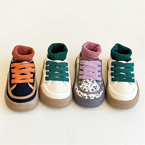 Toddler Winter Shoes Girls Little Kid Big Kid Boy and Girl Slip On Sneakers Sneakers Shoes Canvas Sneaker Cleats4