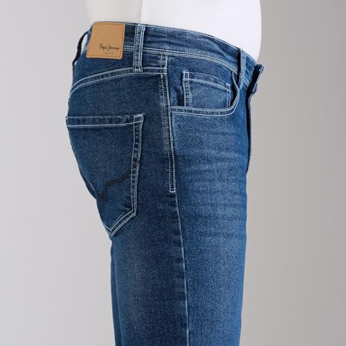 Image of Pepe Jeans Men's Jeans | Straight Fit | Mid Rise | Stretchable